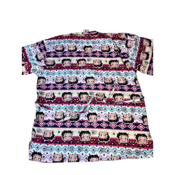 Nurse Medical Uniform Betty Boop Scrub Top Size XL - Picture 3 of 9